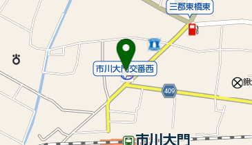 市川大門SS / マルホ石油(有)の地図画像
