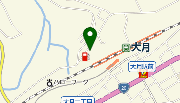 大月SS / (有)岩崎石油の地図画像