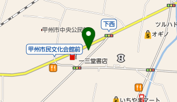 塩山青橋SS / 中村油店の地図画像