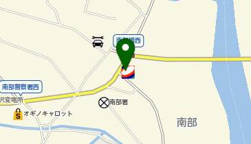 南部SS / (有)稲葉石油の地図画像
