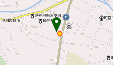 鰍沢SS / (株)小原屋原田商店の地図画像