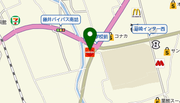 AMUSE韮崎SS / アミューズメントサービス(株)の地図画像