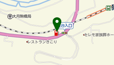 大月SS / (有)下の水石油の地図画像