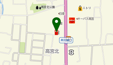 セルフ高宮SS / (株)ENEOSウイングの地図画像