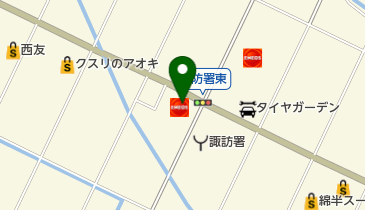 城南SS / (株)あぐりライフ信州諏訪の地図画像