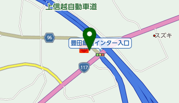 豊田飯山インターSS / 豊田石油(株)の地図画像