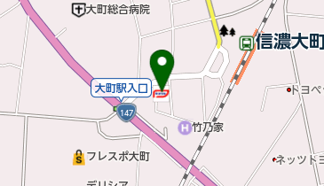 大町駅前SS / 黒部石油(株)の地図画像