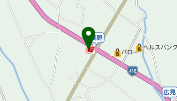 高野SS / 西田石油(株)の地図画像