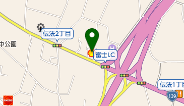 富士インターチェンジSS / (有)丸正石油の地図画像