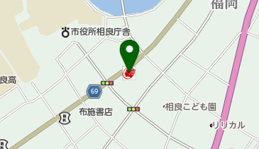 マロン・ザ・サン相良SS / 栗山石油店の地図画像