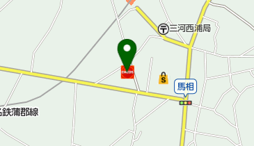 西浦SS / 山平商店(有)の地図画像