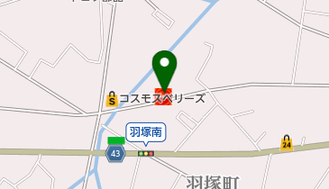 羽塚SS / 中根燃料(株)の地図画像