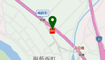 梅藪SS / 山本石油店の地図画像