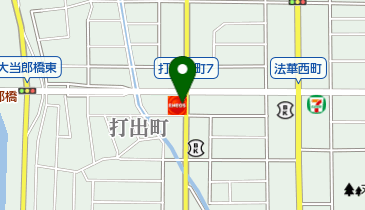 打出SS / 立松石油店の地図画像