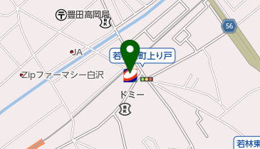 若林SS / (有)都築商店の地図画像
