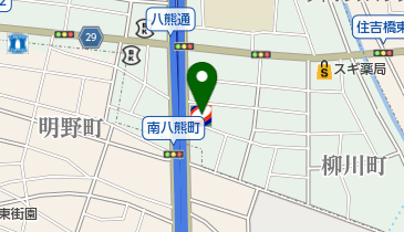 八熊SS / 山弥石油(株)の地図画像