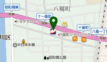 十一番町SS / 山弥石油(株)の地図画像