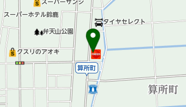 鈴鹿平田SS / 林興業(株)の地図画像