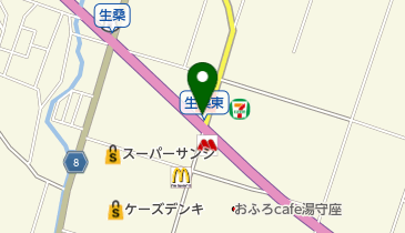 生桑SS / (有)三幸石油商会の地図画像