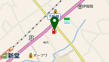 伊賀SS / JAいがふるさとの地図画像
