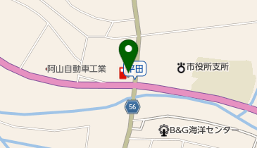 大山田SS / JAいがふるさとの地図画像