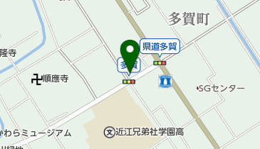 近江八幡多賀SS / 中川石油(株)の地図画像