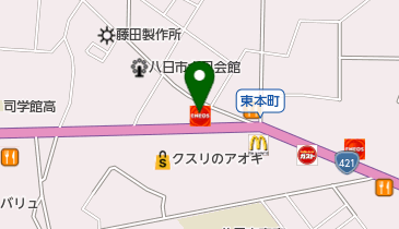 八日市SS / (有)トータルショップ・SOSの地図画像