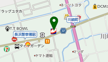 長浜東SS / (有)元中石油店の地図画像