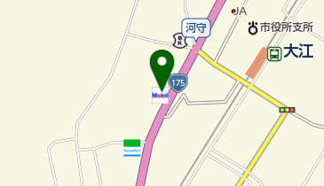 大江町SS / 村澤石油店の地図画像