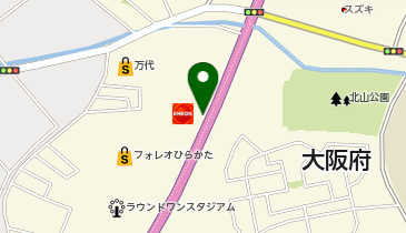 セルフ枚方SS / 山文商事(株)の地図画像