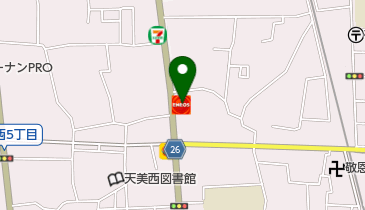 松原天美SS / 松原油業(株)の地図画像