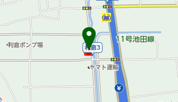 利倉SS / (株)西口興産の地図画像