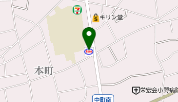 小野SS / 植田石油(株)の地図画像