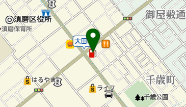 板宿SS / 西村(株)の地図画像
