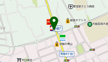 セルフ宝塚中筋SS / (株)サンフォワードの地図画像