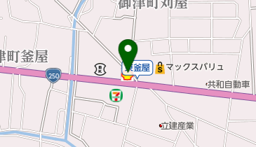 御津東SS / (株)高島石油店の地図画像