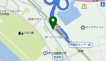 バルーン宝塚インターSS / 柴田石油(株)の地図画像