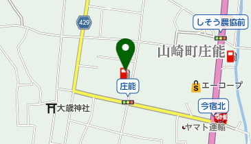 山崎第一SS / (株)平田石油の地図画像