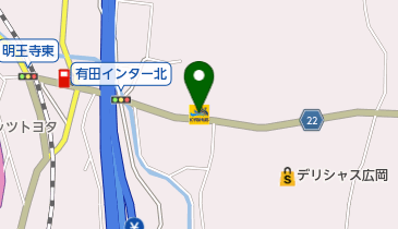 有田川吉備SS / (株)キタハタ石油の地図画像