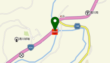 清川SS / 田中石油店の地図画像