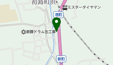 初島SS / 嶋田石油(株)の地図画像