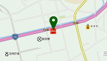 Dr.Drive 東町SS / 益田石油(株)の地図画像