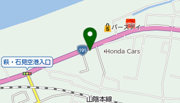 エアポート石見SS / 益田興産(株)の地図画像