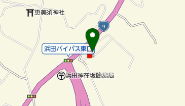 浜田インターSS / (株)三栄石油の地図画像