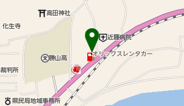 勝山中央SS / 東真産業(株)の地図画像