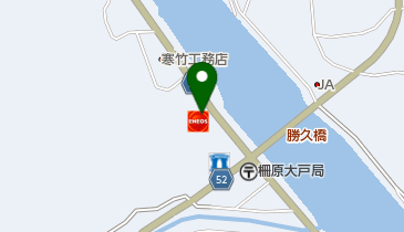 柵原SS / 野上石油店の地図画像
