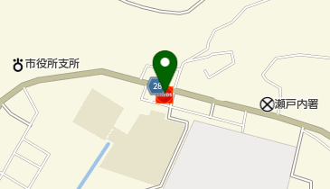 牛窓中央SS / ボルネオ石油の地図画像