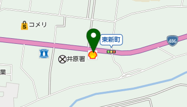 井原SS / 甲南石油(株)の地図画像