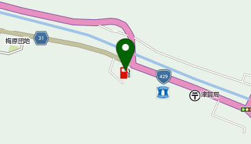 加茂川SS / (株)JA岡山の地図画像