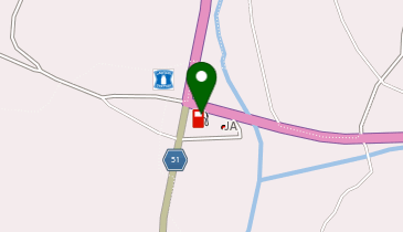 勝田SS / JA晴れの国岡山の地図画像